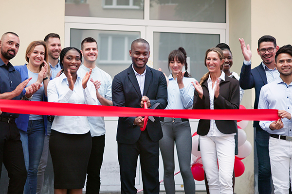 Ribbon cutting ceremony